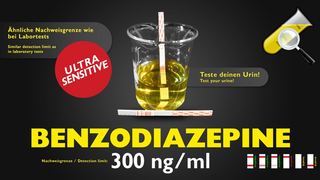 Benzos Drogentest - Selbsttest (Urin)